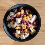 Kidneybohnen-Feta-Mais-Salat